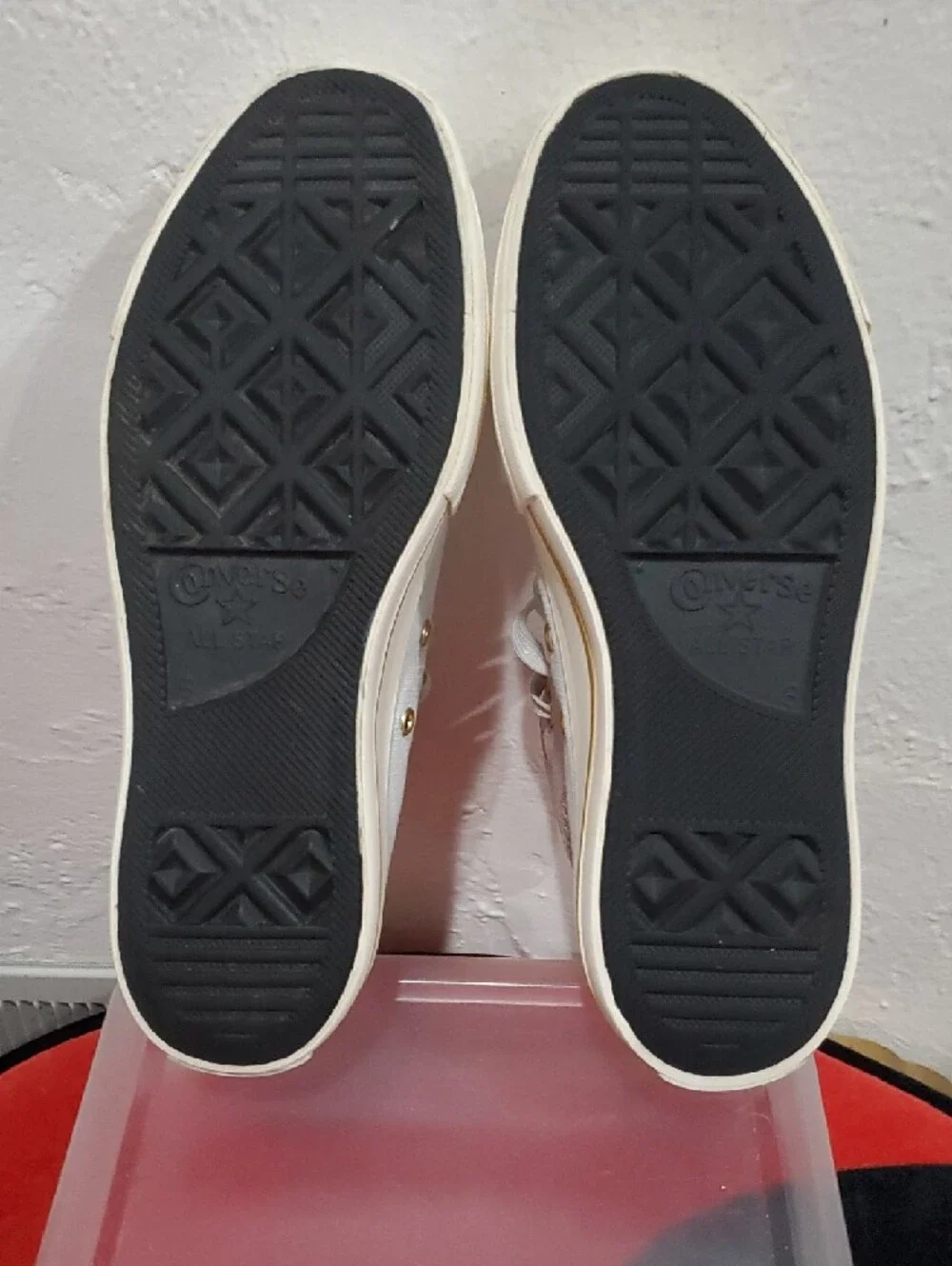 Converse Chuck Taylor All Star Lift Platform High Top Sneakers in Barely Gray - Picture 11 of 11
